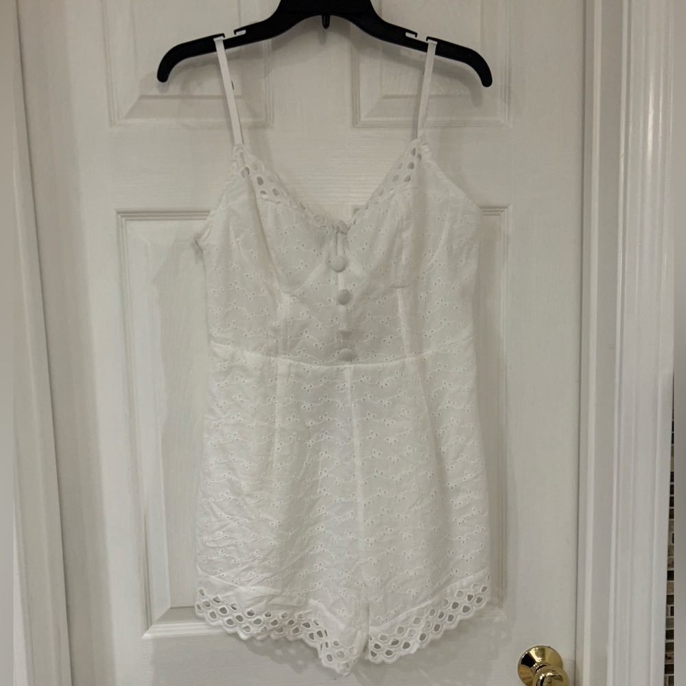 White Pretty Little Thing Romper